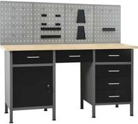 Prolenta Premium - Établi avec 4 panneaux à outils