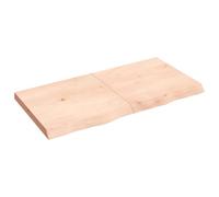Prolenta Premium - Étagère murale 120x60x(2-6) cm Chêne massif non traité