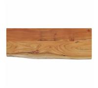 Prolenta Premium - Etagère murale 50x20x3,8 cm Rectangulaire Bois massif Acacia Bord d'arbre