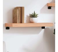 Prolenta Premium - Étagère murale marron clair 60x20x6 cm Chêne massif traité