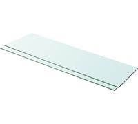 Prolenta Premium - Etagères 2 pcs. verre transparent 100x30 cm