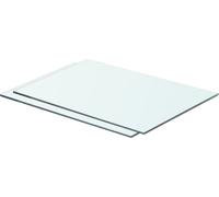 Prolenta Premium - Etagères 2 pcs. verre transparent 50x30 cm