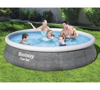 Prolenta Premium - Fast Set Pool-Set avec pompe Gonflable 396x84 cm