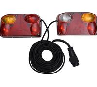 Prolenta Premium - Feux de remorque 2 pcs. Rouge 23x6x13 cm 12V Classique