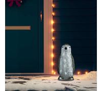 Prolenta Premium - Figurine de Noël LED Pingouin Acrylique Intérieur et Extérieur 30 cm