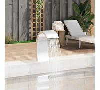 Prolenta Premium - Fontaine De Piscine 22x60x70 Cm Acier Inoxydable 304 Argent