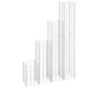 Prolenta Premium - Gabions pour lits surélevés 4 pcs. 30x30x50/100/150/200 cm en fer