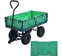 Prolenta Premium - Garniture pour chariot de jardin Vert Tissu