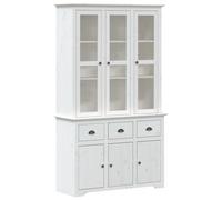 Prolenta Premium - Highboard BODO blanc 115,5x43x200,5 cm pin massif