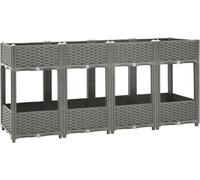 Prolenta Premium - Hochbeet 160x40x71 cm Polypropylen