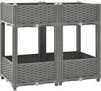 Prolenta Premium - Hochbeet 80x40x71 cm Polypropylen