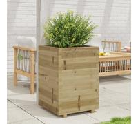 Prolenta Premium - Jardinière 50x50x72,5 Cm Bois De Pin Imprégné Marron