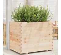 Prolenta Premium - Jardinière 90x60x72 Cm Bois De Pin Massif Marron