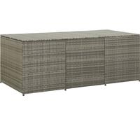 Prolenta Premium - Jardinière en polyrotin 180x90x70 cm gris