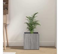 Prolenta Premium - Jardinière Gris Sonoma 40x40x40 cm bois composite