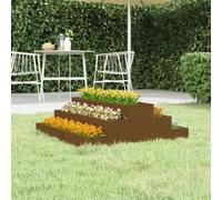 Prolenta Premium - Jardinière Marron Miel 80x80x27 Cm Bois Massif De Pin Marron