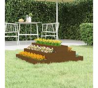 Prolenta Premium - Jardinière Marron Miel 80x80x27 Cm Bois Massif De Pin Marron