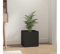 Prolenta Premium - Jardinière noire 40x40x40 cm bois composite