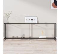 Prolenta Premium - Konsolentisch Transparent 220x35x75.5 cm Verre à cœur