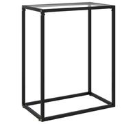 Prolenta Premium - Konsolentisch Transparent 60x35x75 cm Verre à cœur