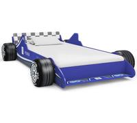 Prolenta Premium - Lit d'enfant au design de voiture de course 90 x 200 cm bleu
