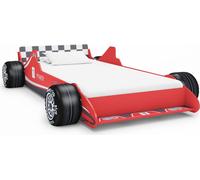 Prolenta Premium - Lit d'enfant au design de voiture de course 90 x 200 cm rouge