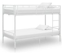Prolenta Premium - Lit superposé blanc métal 90×200 cm