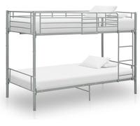 Prolenta Premium - Lit superposé gris métal 90×200 cm