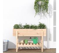 Prolenta Premium - Lit Surélevé De Jardin 101x30x69 Cm Bois De Pin Massif Marron