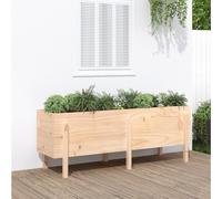 Prolenta Premium - Lit Surélevé De Jardin 160x50x57 Cm Bois De Pin Massif Marron