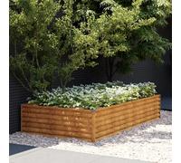 Prolenta Premium - Lit Surélevé De Jardin 195x100x36 Cm Acier Corten Marron