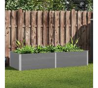 Prolenta Premium - Lit Surélevé De Jardin 250x100x54 Cm Wpc Gris Gris