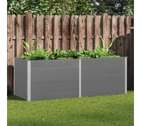 Prolenta Premium - Lit Surélevé De Jardin 250x100x91 Cm Wpc Gris Gris