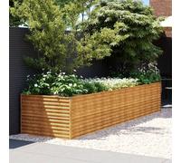 Prolenta Premium - Lit Surélevé De Jardin 386x100x69 Cm Acier Corten Marron