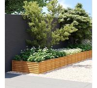Prolenta Premium - Lit Surélevé De Jardin 770 X 100 X 36 Cm Acier Corten Marron