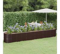 Prolenta Premium - Lit Surélevé De Jardin Acier Enduit De Poudre Marron Marron