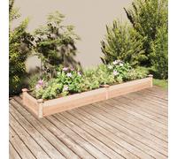 Prolenta Premium - Lit Surélevé De Jardin Doublure 240x60x25 Cm Bois Massif Sapin Marron