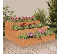 Prolenta Premium - Lit Surélevé De Jardin Marron 120x120x56cm Bois Massif De Sapin Marron