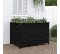 Prolenta Premium - Lit Surélevé De Jardin Noir 119,5x82,5x78 Cm Bois De Pin Massif Noir