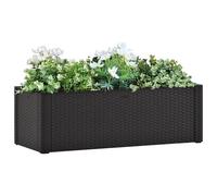 Prolenta Premium - Lit Surélevé De Jardin Système Arrosage Anthracite 100x43x33 Cm Anthracite