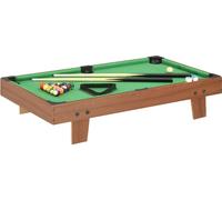 Prolenta Premium - Mini table de billard 3 pieds 92×52×19 cm Marron et Vert