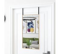 Prolenta Premium - Miroir de porte Golden 40x80 cm verre et aluminium