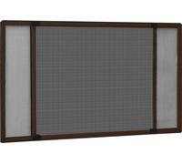 Prolenta Premium - Moustiquaire extensible pour fenêtre Marron (75-143)x50 cm