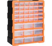 Prolenta Premium - Organiseur multi-tiroirs avec 39 tiroirs 38x16x47 cm