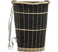 Prolenta Premium - Panier à bois avec sangle 50 x 44 x 58 cm saule naturel