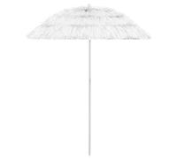 Prolenta Premium - Parasol De Plage Hawaii Blanc 180 Cm Blanc