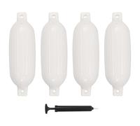 Prolenta Premium - Pare-battage 4 pcs. Blanc 58,5 x 16,5 cm PVC