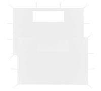 Prolenta Premium - Parois Latérales De Belvédère Avec Fenêtres 2 Pcs Blanc Blanc