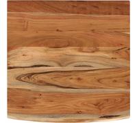 Prolenta Premium - Plan de toilette 60x60x3,8 cm Carré en bois massif d'acacia