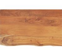 Prolenta Premium - Plan de toilette 90x60x2,5 cm Rectangulaire en bois massif d'acacia